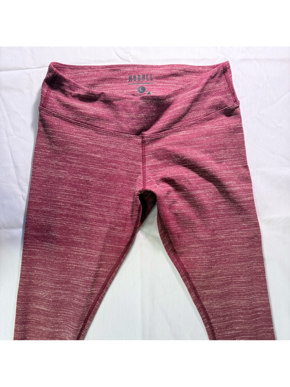 NOBULL Maroon Heathered Leggings